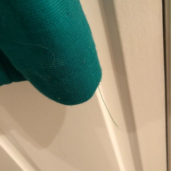 Vintage Green Dress (with shoulder pads) - Picture 12 of 12